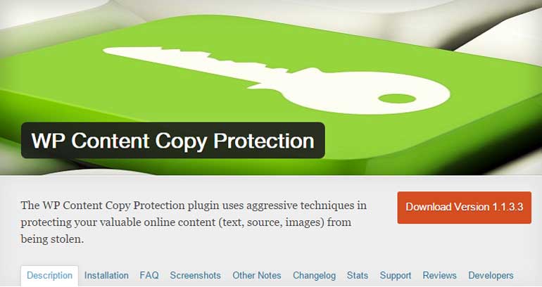 WP-Content-Copy-Protection